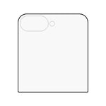 Pellicola protettiva per schermo posteriore HD a copertura totale, For Samsung Galaxy Z Flip7 5G