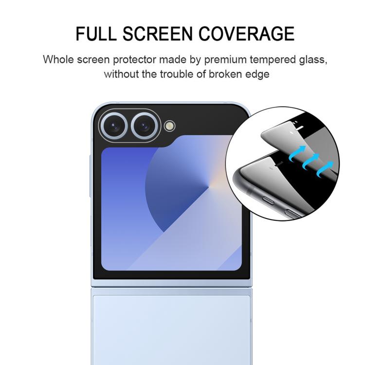 Pellicola protettiva per schermo posteriore HD a copertura totale, For Samsung Galaxy Z Flip7 5G