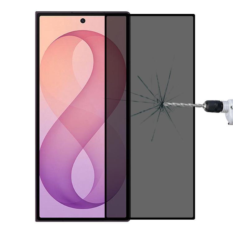 Pellicola in vetro temperato Silk Full Cover con protezione completa della privacy a 360 gradi., For Galaxy Z Fold8 5G, For Galaxy Z Fold8 Ultra 5G, For Samsung Galaxy Z Fold7 5G