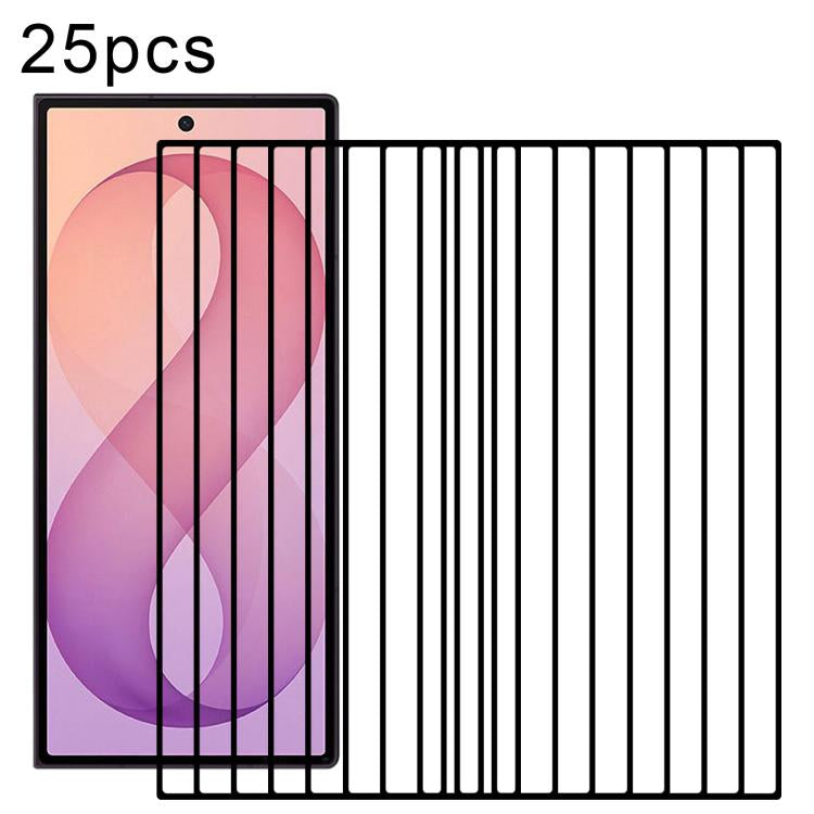 25 pellicole protettive in vetro temperato HD a copertura totale effetto seta, For Galaxy Z Fold8 5G, For Galaxy Z Fold8 Ultra 5G, For Samsung Galaxy Z Fold7 5G