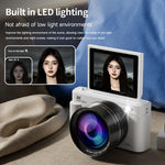 Fotocamera digitale retrò V5 64MP con registrazione 4K