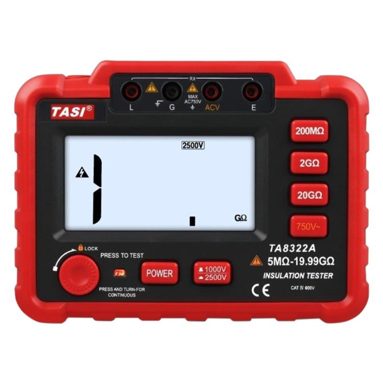 Misuratore digitale resistenza isolamento TASI TA8322A