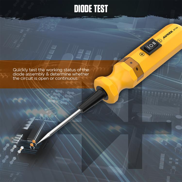 AUTOOL BT160 Tester multifunzione per circuiti elettrici auto, strumento diagnostico per cortocircuiti, BT160