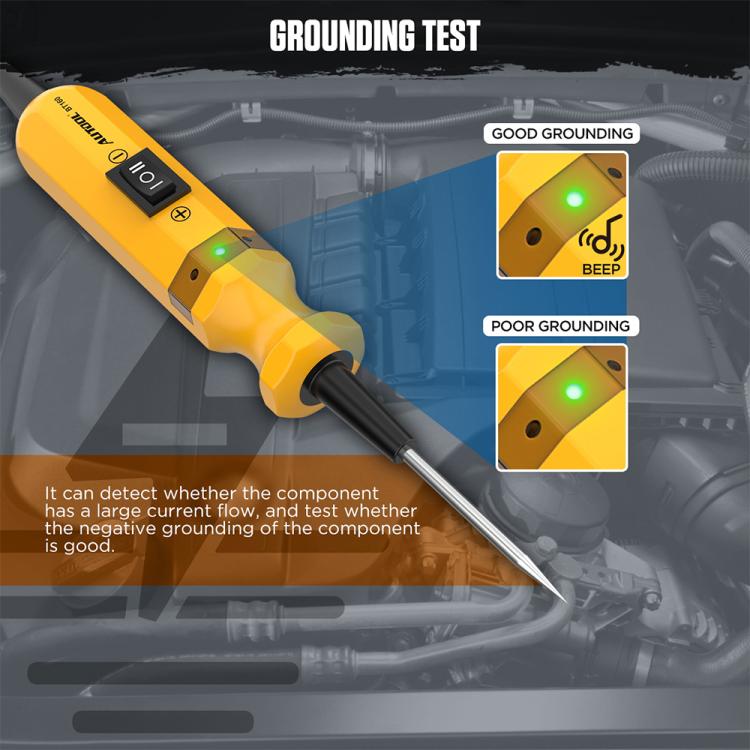 AUTOOL BT160 Tester multifunzione per circuiti elettrici auto, strumento diagnostico per cortocircuiti, BT160