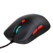 HXSJ X200 3600DPI Colorful Luminous Wired Mouse, Cable Length: 1.5m, X200 Black, X200 White