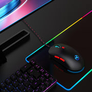 HXSJ X200 3600DPI Colorful Luminous Wired Mouse, Cable Length: 1.5m, X200 Black, X200 White