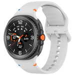 Cinturino in silicone a tinta unita con cuciture xDfind per Samsung Galaxy Watch8 Classic 46mm / Watch8 44mm / 40mm, 20mm