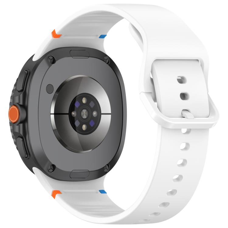 Cinturino in silicone a tinta unita con cuciture xDfind per Samsung Galaxy Watch8 Classic 46mm / Watch8 44mm / 40mm, 22mm
