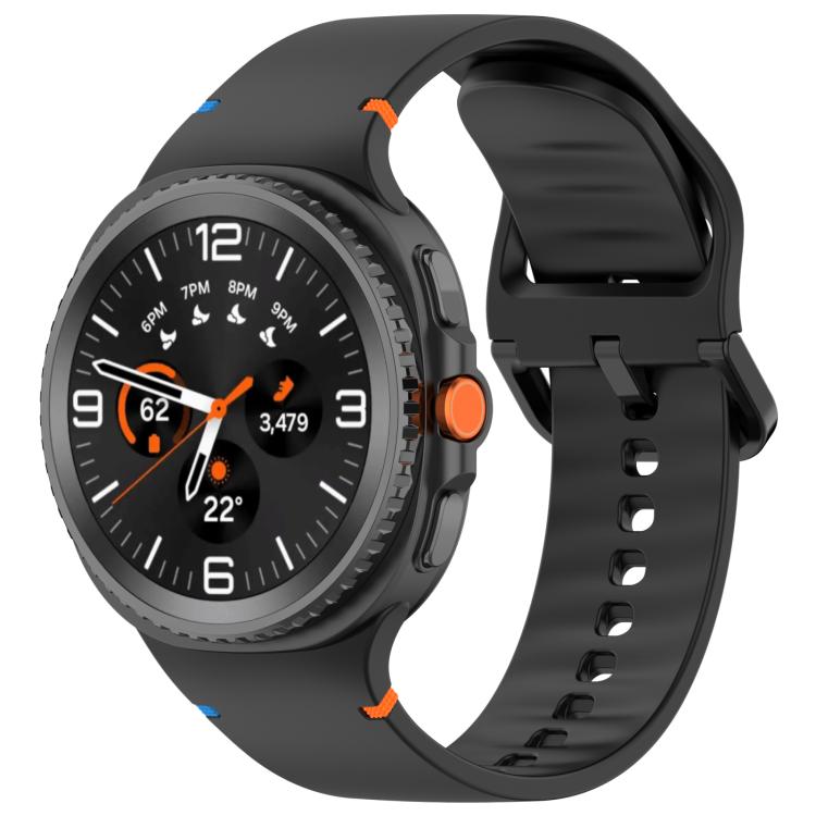 Cinturino in silicone a tinta unita con cuciture xDfind per Samsung Galaxy Watch8 Classic 46mm / Watch8 44mm / 40mm, 22mm