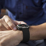 Cinturino in silicone con cuciture a grana ondulata xDfind per Samsung Galaxy Watch8 Classic 46mm / Watch8 44mm / 40mm, S, L