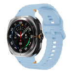 Cinturino in silicone con cuciture a grana ondulata xDfind per Samsung Galaxy Watch8 Classic 46mm / Watch8 44mm / 40mm, S, L