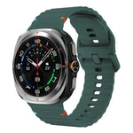 Cinturino in silicone con cuciture a grana ondulata xDfind per Samsung Galaxy Watch8 Classic 46mm / Watch8 44mm / 40mm, S, L