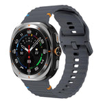 Cinturino in silicone con cuciture a grana ondulata xDfind per Samsung Galaxy Watch8 Classic 46mm / Watch8 44mm / 40mm, S, L
