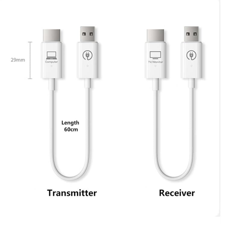 Trasmettitore e ricevitore HDMI wireless Measy AM18051