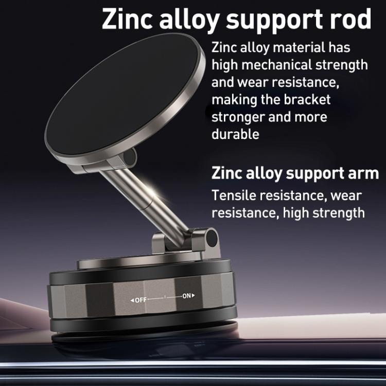 Supporto magnetico rotante per telefono da auto con adsorbimento sottovuoto CCT30-2F, CCT30-2F