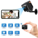 Mini telecamera intelligente WiFi magnetica HD W02 con rilevamento del movimento e visione notturna a infrarossi., W02
