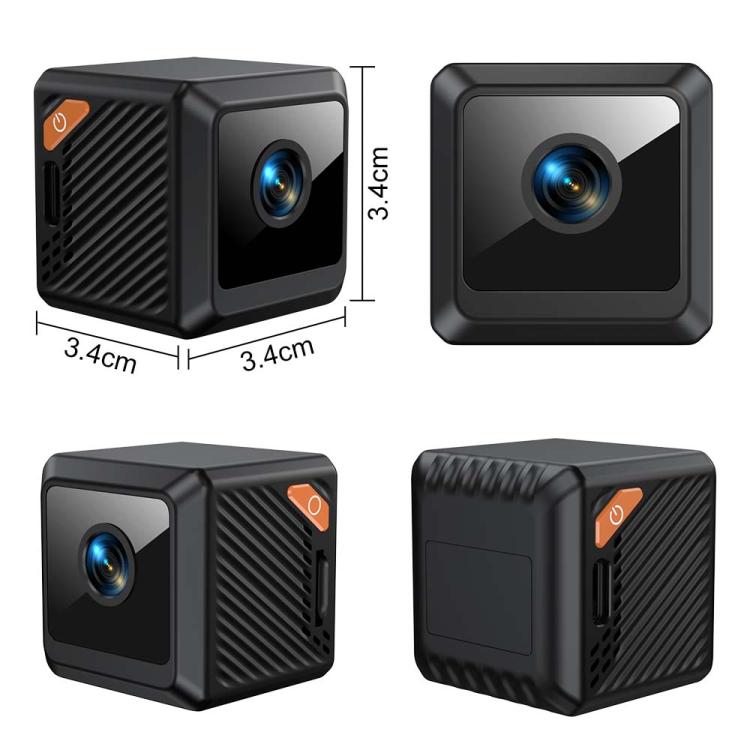 Mini telecamera intelligente WiFi magnetica HD W02 con rilevamento del movimento e visione notturna a infrarossi., W02