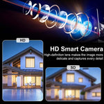 Mini telecamera intelligente WiFi magnetica HD W02 con rilevamento del movimento e visione notturna a infrarossi., W02