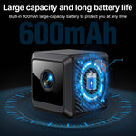 Mini telecamera intelligente WiFi magnetica HD W02 con rilevamento del movimento e visione notturna a infrarossi., W02