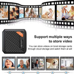 Mini telecamera intelligente WiFi magnetica HD W02 con rilevamento del movimento e visione notturna a infrarossi., W02
