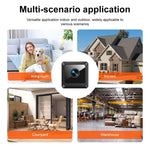 Mini telecamera intelligente WiFi magnetica HD W02 con rilevamento del movimento e visione notturna a infrarossi., W02