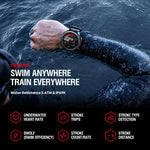Zeblaze Stratos 4 Smartwatch GPS robusto per attività all'aperto con schermo da 1,43 pollici, resistenza fino a 5 ATM e certificazione IP69K.