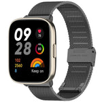 Cinturino per orologio xDfind con fibbia in metallo e maglia d'acciaio., For Redmi Watch 3