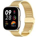Cinturino per orologio xDfind con fibbia in metallo e maglia d'acciaio., For Redmi Watch 3