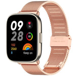 Cinturino per orologio xDfind con fibbia in metallo e maglia d'acciaio., For Redmi Watch 3