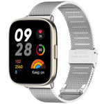 Cinturino per orologio xDfind con fibbia in metallo e maglia d'acciaio., For Redmi Watch 3