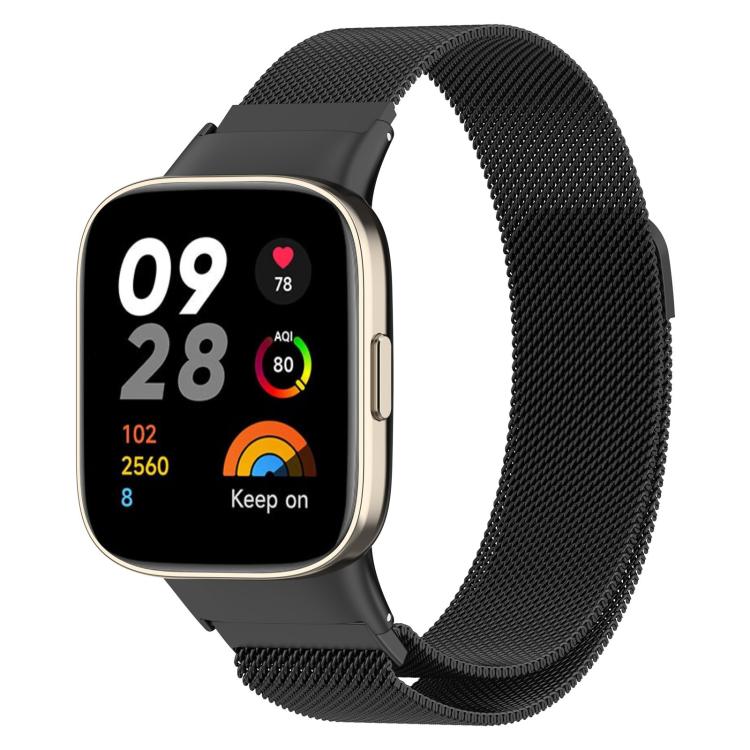 Cinturino per orologio xDfind Milanese in maglia metallica magnetica., For Redmi Watch 3