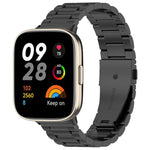 Cinturino per orologio xDfin a tre perline in acciaio inossidabile, For Redmi Watch 3