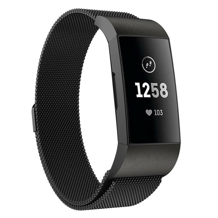 Cinturino per orologio xDfind Milanese magnetico in acciaio inossidabile, For Fitbit Charge 3 / 4