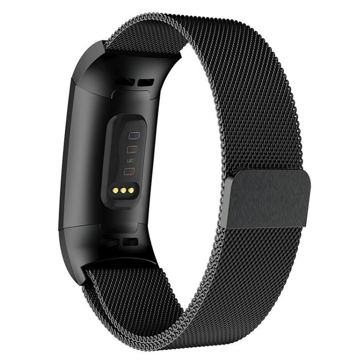 Cinturino per orologio xDfind Milanese magnetico in acciaio inossidabile, For Fitbit Charge 3 / 4