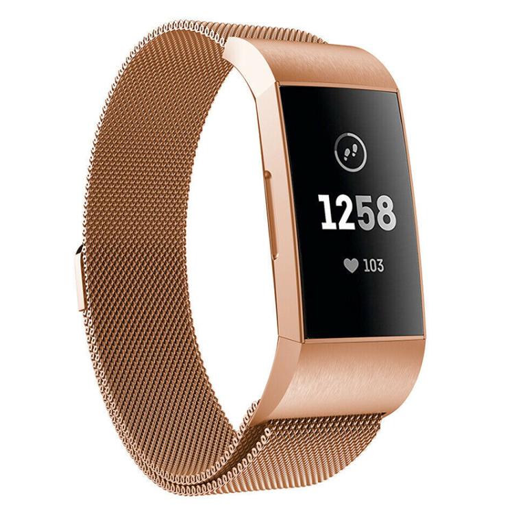 Cinturino per orologio xDfind Milanese magnetico in acciaio inossidabile, For Fitbit Charge 3 / 4