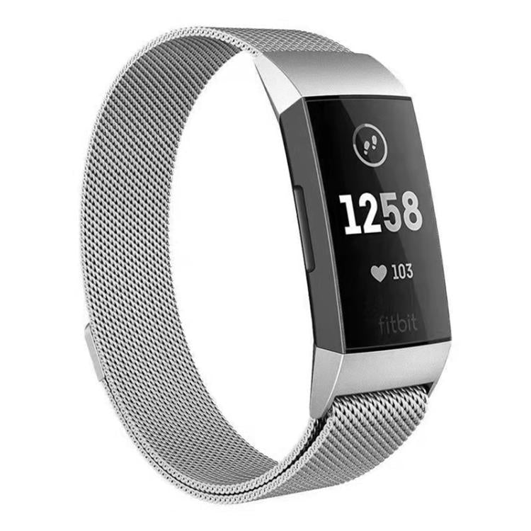 Cinturino per orologio xDfind Milanese magnetico in acciaio inossidabile, For Fitbit Charge 3 / 4