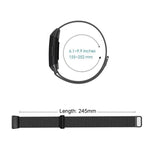 Cinturino per orologio xDfind Milanese magnetico in acciaio inossidabile, For Fitbit Charge 3 / 4