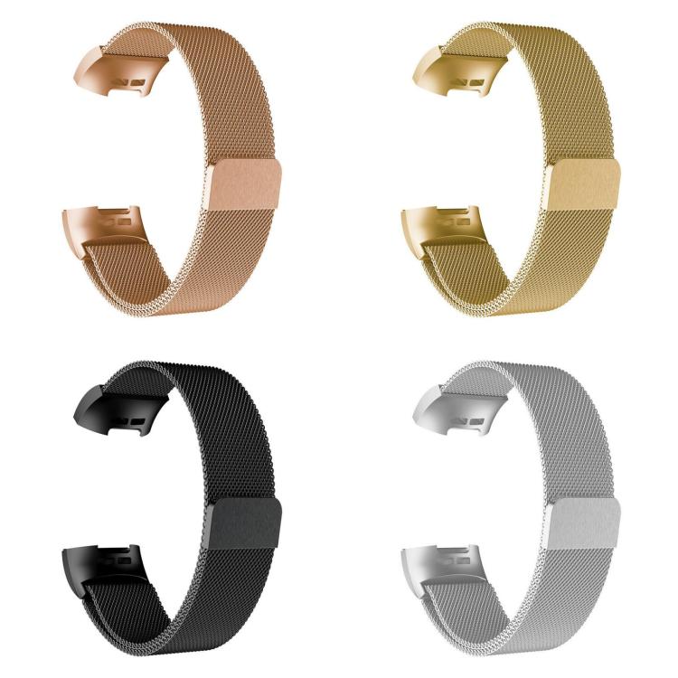 Cinturino per orologio xDfind Milanese magnetico in acciaio inossidabile, For Fitbit Charge 3 / 4