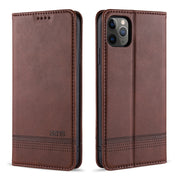 Custodia in pelle AZNS per iPhone 12 e 11