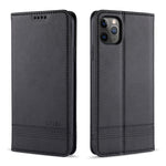 Custodia portafoglio in pelle per iPhone 12 e 11