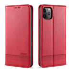 Custodia portafoglio in pelle per iPhone 12 e 11