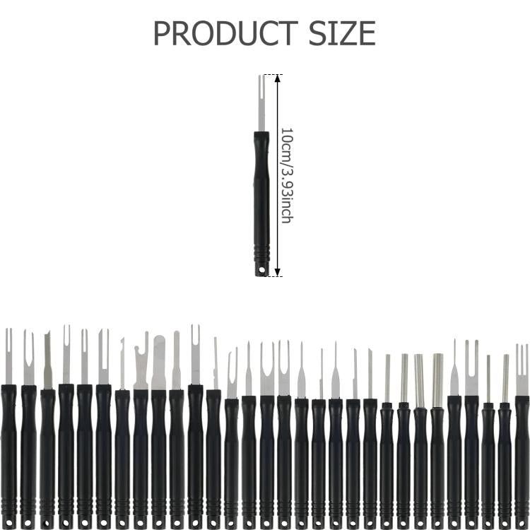 Set di 30 pezzi di strumenti per la rimozione dei terminali dei cablaggi auto, 30pcs / Set