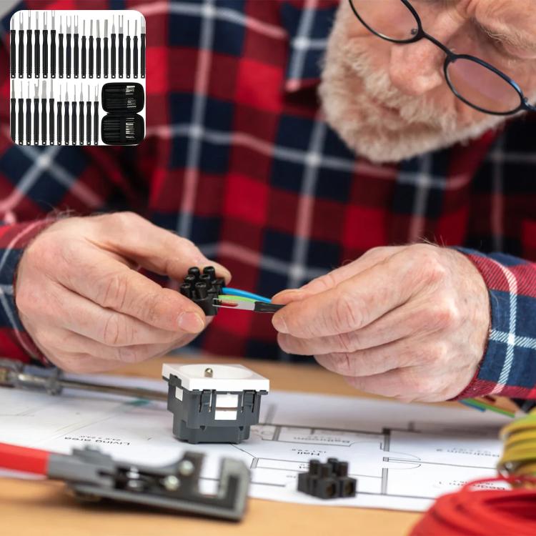 Set di 30 pezzi di strumenti per la rimozione dei terminali dei cablaggi auto, 30pcs / Set