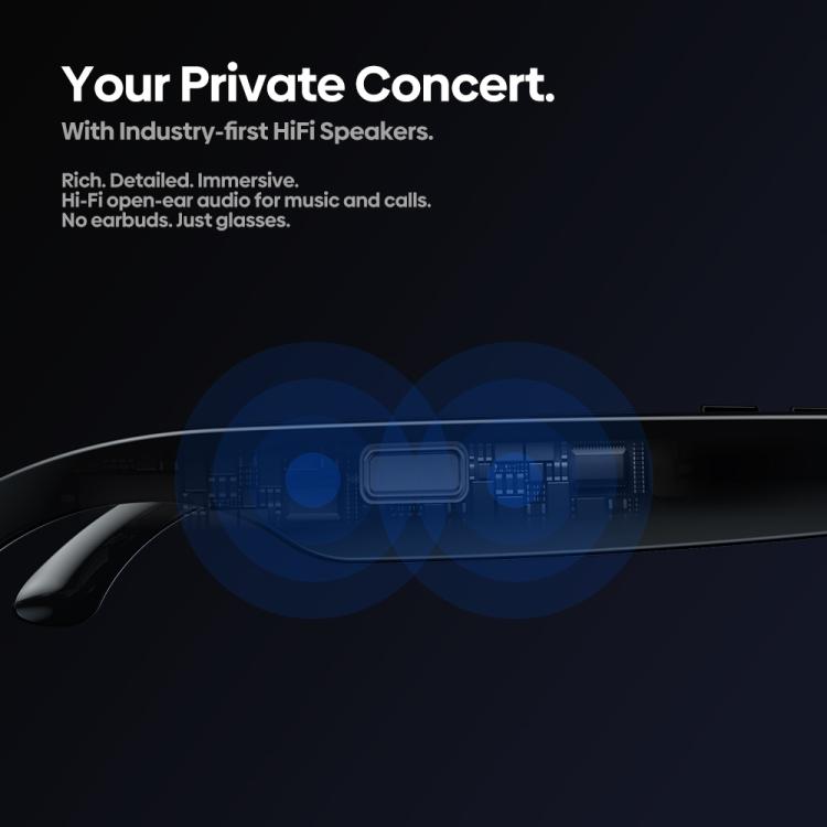 Occhiali da tiro Zeblaze Eyewear con intelligenza artificiale, audio a orecchio aperto e assistenza AI.