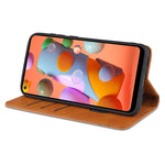 Custodia portafoglio in pelle per Samsung Galaxy A21s