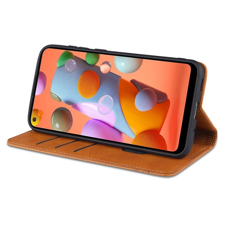 Custodia portafoglio in pelle per Samsung Galaxy A21s