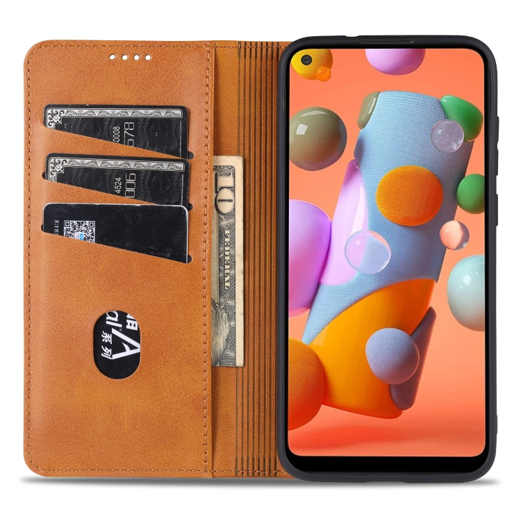 Custodia portafoglio in pelle per Samsung Galaxy A21s