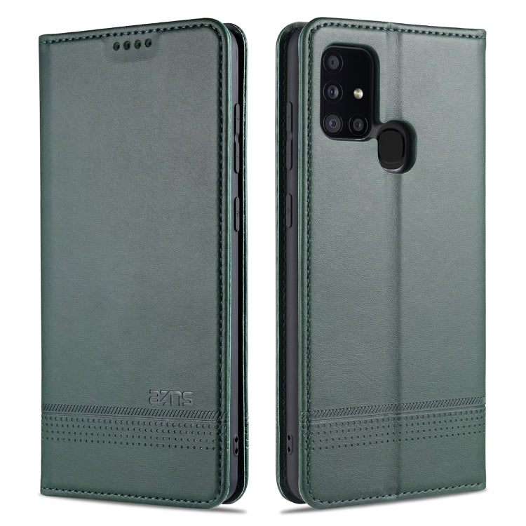 Custodia portafoglio in pelle per Samsung Galaxy A21s