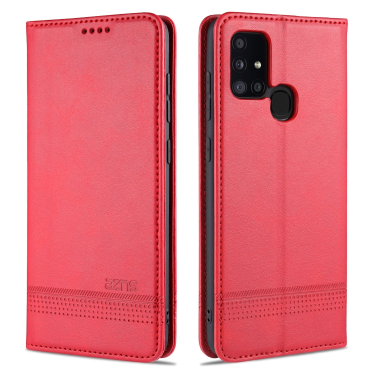 Custodia portafoglio in pelle per Samsung Galaxy A21s