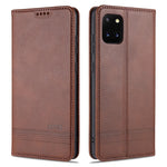 Custodia portafoglio in pelle con slot carte per Galaxy Note10 Li